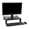 Mind Reader Black Adjustable Plastic Monitor Stand